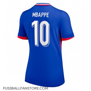 Frankreich Kylian Mbappe #10 Replik Heimtrikot Damen EM 2024 Kurzarm